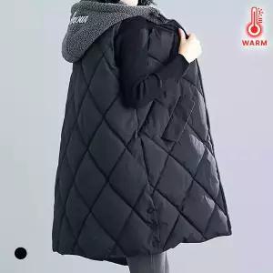 화세 롱다이아패딩베스트_HB5WPV011C