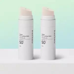 비건 선쿠션스틱 30ml 아기 무기자차 선크림 SPF50+ 2개