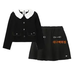 [대구백화점] [레노마키즈] 초등 여아 카라 트위드 상하복 세트(R2611J050/S600)