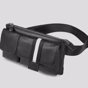 데일리백 남자 가죽 바디백 캐주얼 힙쌕 메신저백 가방