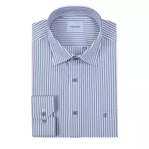 [백화점 정품] 예작 일반핏 남자 긴팔 스트라이프 면스판 그레이 남방 셔츠YJFSBR130GY