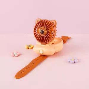 카피바라 워치팬 손목 밴드형 휴대용 미니 선풍기 시계형