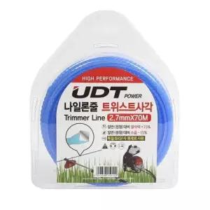 UDT 나일론줄 2.7mm-70M(트위스트 사각형)