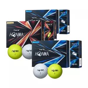 [하프클럽/]3박스 총36구/혼마 NEW 투어월드 3피스 우레탄 골프공 택1