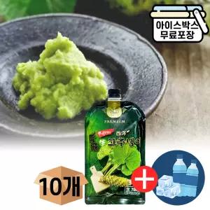 에이치에이유통 청비 알맹이 생 고추냉이 700gX10개 갈아만든 생와사비 업소용 대용량