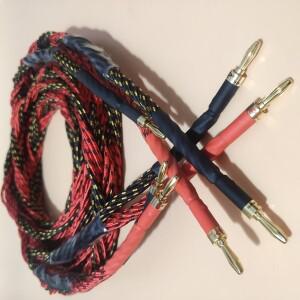 하이 엔드 웨스턴 일렉트릭 라우드 스피커 케이블, 하이파이 오디오파일 케이블, 바나나-바나나 플러그, 앰