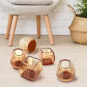 의자다리 보호캡 중형 바닥보호 소음방지 가구발 미끄럼방지 투명 실리콘 체어슈즈