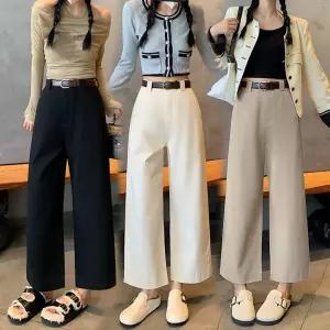 26FW 봄신상 키작녀 9부 면팬츠 와이드 일자