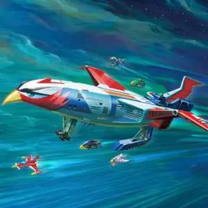 문방구시리즈 독수리오형제 사령선 프라모델 모형