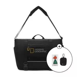 [내셔널지오그래픽] N265ACR530 라코 메신저백 14 BLACK