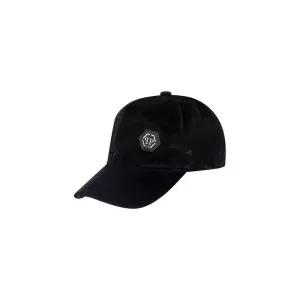 [필립플레인] 헥사곤 패치 벨벳 볼 캡 블랙 73535638