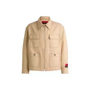 [휴고보스] 모노그램 캔버스 자켓 122215049