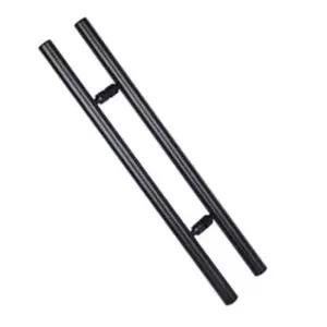 [생활] 강화도어 손잡이 마주 밴딩 스텐 유리문 방문 현관문 문고리 방문도어록