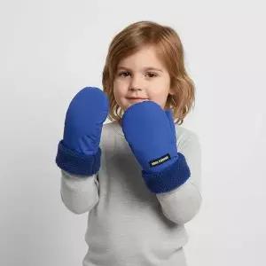 [보보쇼즈] 키즈 투톤 벙어리 장갑 블루 151659179