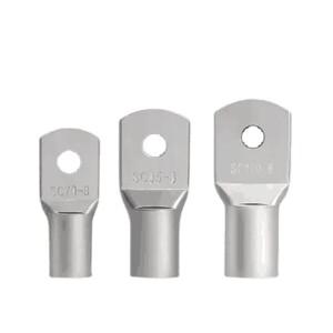 주석 도금 구리 러그 링 크림프 터미널 볼트 구멍 와이어 용접 케이블 커넥터 세트 SC16-6 SC25-8 10개 5개