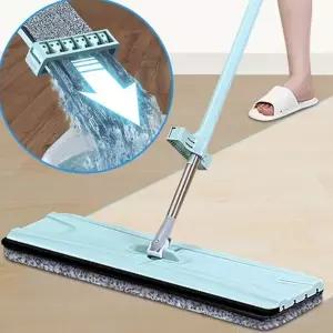 노터치 막대 걸레 슬라이드 셀프 세척 걸레 가정용 청소 용품