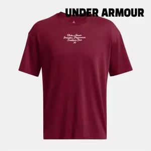 [하프클럽/언더아머]언더아머 반팔티 /e1- 1387727-625 / 남성 UA 트로피 헤비웨이트 오버사이즈 반팔