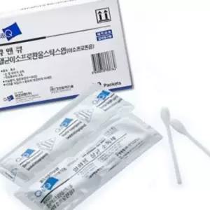 큐앤큐 소독 50개 스왑 면봉 스틱 일회용 개별포장 FWBF030220