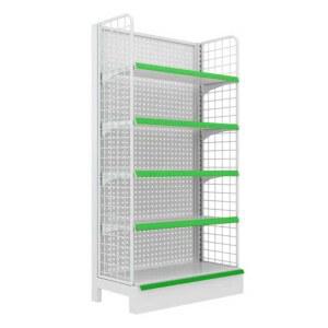 철제선반 용 진열용 상품진열장 수납대 흰색 편의점 팬트리 상품 메인 걸이 단면 천장