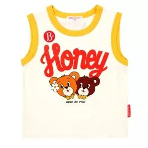 [롯데백화점]베베드피노 허니 베어 스트라이프 라운지웨어 세트_BP51OS302-N