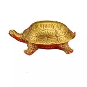 럭셔리 행운 풍수지리 황금 새해선물 금전운 재물 거북이모형 신형 천년거북 약12cm 동전