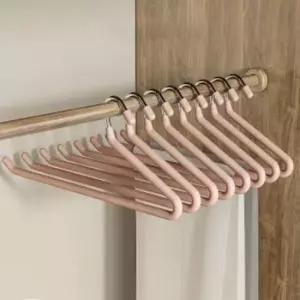 [생활] 논슬립 바지걸이 코팅형 아프리콧 바지 보관 옷걸이