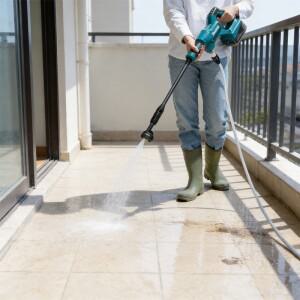 마키타 DHW180 청소기 리튬 배터리 18V 세차건 야외 휴대용 고압 물총은 5가지 분사 모드를 있습니다.