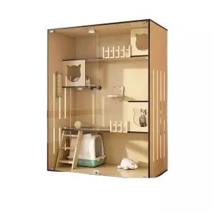 고양이 빌라 캣폴 캣타워 대형 케이지 하우스 캣워커 놀이터