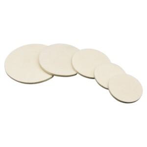 2pcs 1 2 3 4 5 6 7 인치 양모 펠트 연마 패드 휠 자동차 유리 스테인레스 스틸 대리석 Olish  수리 흠집