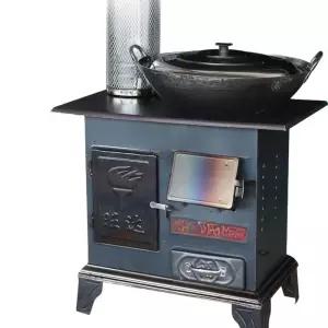 주물 화목 난로 가정용 무쇠 거꾸로타는 소각로 주물난로