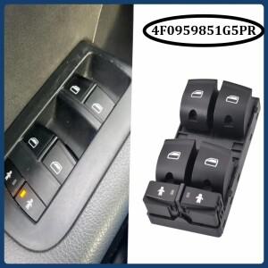 호환상품 4F0959851G5PR 아우디 호환 A6 Q7 S6 2007-2015 전면 좌측 전동 윈도우 리프터 컨트롤 스위치 레