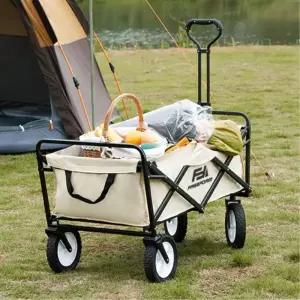 호수공원 피크닉 짐운반카트 폴딩 캠핑웨건 야영장 초간편 낚시용 바캉스 여헹용 차박