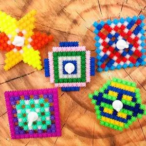 [아트박스]/오렌지몰 디폼 끼우기블럭 도형 팽이(옵션)