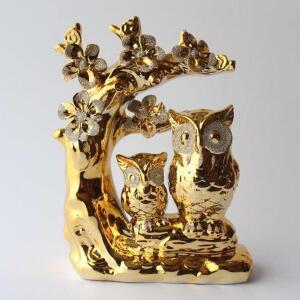 집들이 이사 황금돈나무부엉이장식품 풍수 소품 인테리어 선물 개업