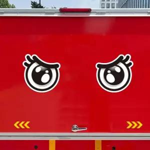 대형차량용 졸음운전방지 앵그리왕눈9 자동차스티커