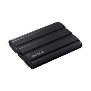 삼성 포터블 SSD T7 쉴드, 1TB, USB 3.2 Gen.2, 1050MB /s 읽기, 1000MB 쓰기, Mac, PC 및 스마트폰용 견고한 외장 하드 드라이브 실외, 블랙