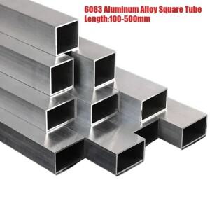 직사각형 6063 알루미늄 합금 사각 튜브 파이프, CNC 공구 재료, 6x6, 8x8, 10x10, 25x25, 30x30 이상
