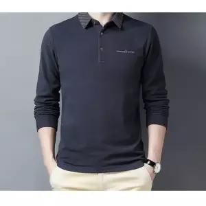 중년 긴팔 남성 아빠 티셔츠 골프웨어 착용감 캐주얼 봄 가을티