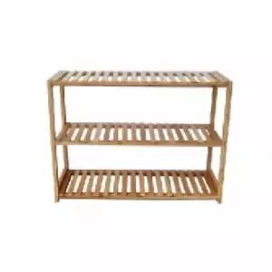 대나무 3단 수납 선반 의류선반 선반장식장 선반수납장