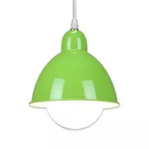 [데코] 팬던트 1등 프로방스 그린 75cm 램프용 홈조명 인테리어등 조명등 식탁등