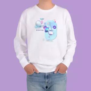 맨투맨 남여공용 크리에이터 디지털아트 디자인선택