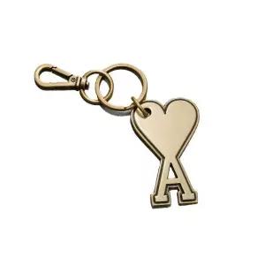 [아미] 하트 로고 키링 골드 UKR906 369 907 132632659