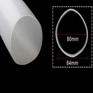 큰직경 고온 실리콘 슬리브 내열성 고무 케이싱 튜브 부품식 호스 절연 80mm 80x84