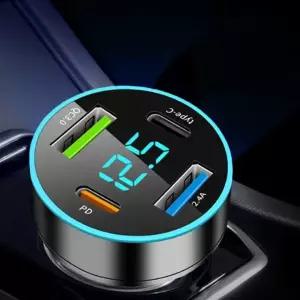 차량용 USB QC3.0 PD C타입 고속충전 시거잭 4포트