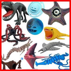 새로운 3D 프린팅 서브나우티카 바다 괴물 액션 피규어 레비아탄 먹이니는 물고기 블루프 그란 마자 모델