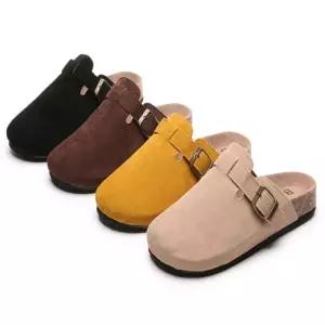 세무 4컬러 슬리퍼 여자 뮬 여성블로퍼 버클블로퍼 fjW1+6uUd