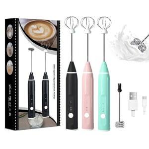1 PCS 전기 우유 FROTHER 휴대용 계란 비터 USB 충전식 핸드 헬드 커피 블렌더 밀크 셰이커 믹서 거품기