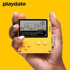 PLAYDATE 플레이데이트 게임기 레트로 PANIC 휴대용 아날로그 흑백 미니