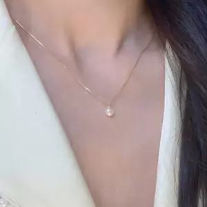 행운 상징 고급 데일리 라이크 진주 목걸이 2color 예쁜 액세서리 심볼 소품