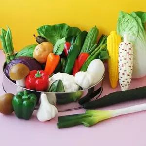 모형음식 배추 대파 아스파라거스 미니어처 모형